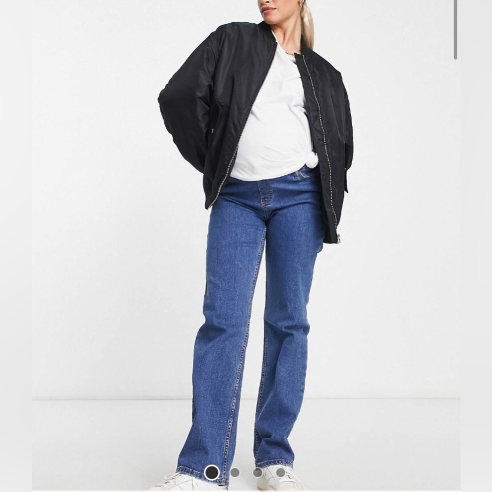 ASOS maternity straight jeans
